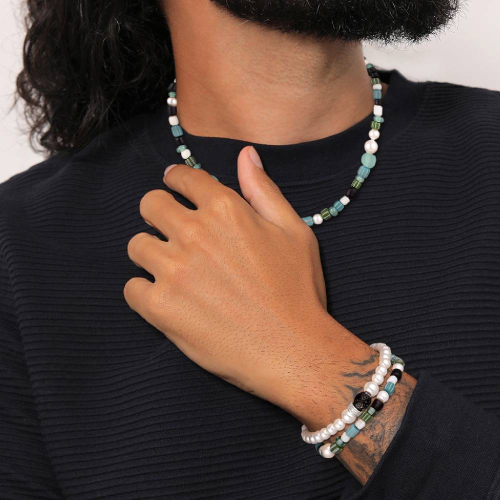 Kuzzoi Schmuckset Beads Boho | Muschelkernperlen Osterangebot