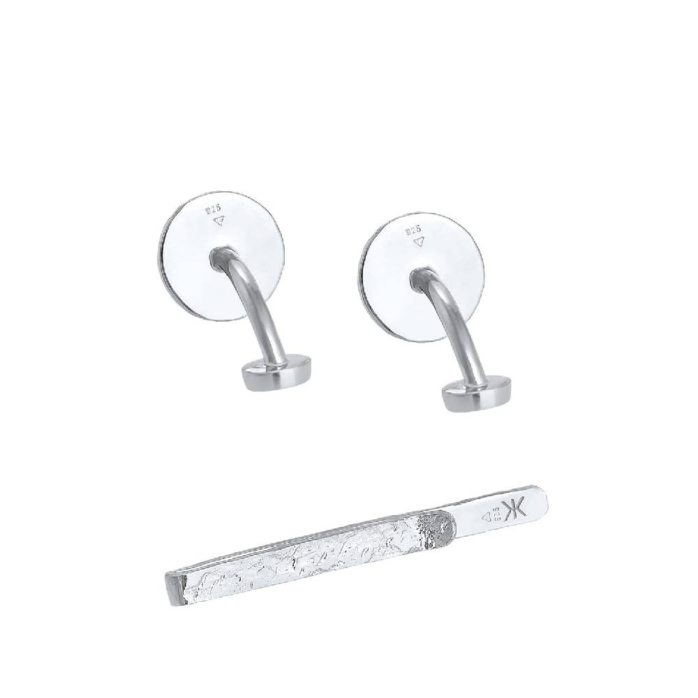 Kuzzoi Schmuckset Manschettenknöpfe Krawattennadel Organic Letzte 2 Tage