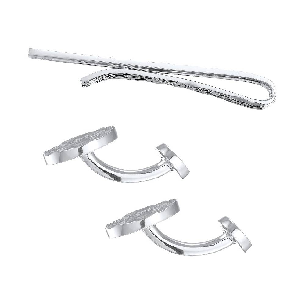 Kuzzoi Schmuckset Manschettenknöpfe Krawattennadel Sonderangebot der Fabrik