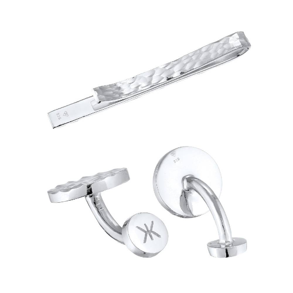 Kuzzoi Schmuckset Manschettenknöpfe Krawattennadel Sonderangebot der Fabrik