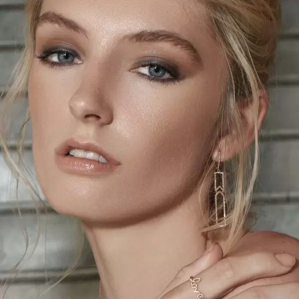 Leaf Jewelry Ohrringe Unique mit Diamanten, 18 K Weißgold Verkauf