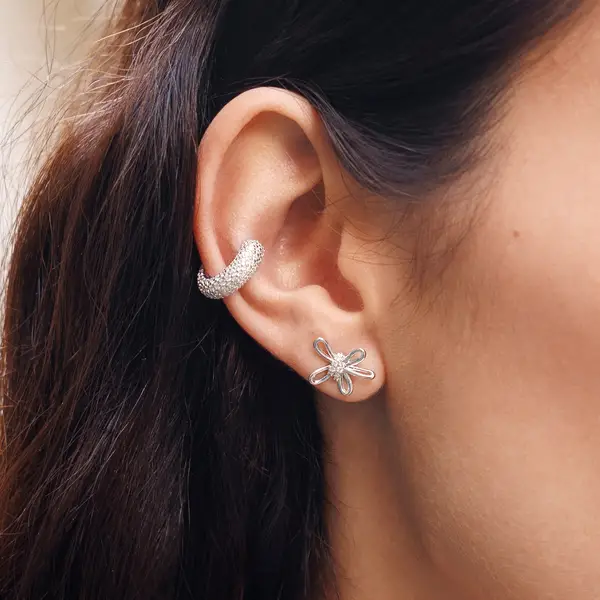 Leaf Jewelry Ohrstecker Blossom, klein, 925 Sterlingsilber Online Outlet