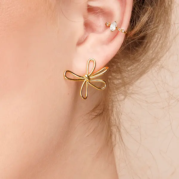 Leaf Jewelry Ohrstecker Blossom, groß, 925 Sterlingsilber Exklusive Angebote