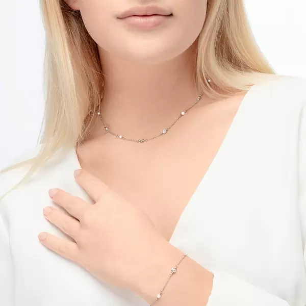 Leaf Jewelry Halskette Pure mit Süßwasserzuchtperlen, 925 Sterlingsilber JETZT KAUFEN