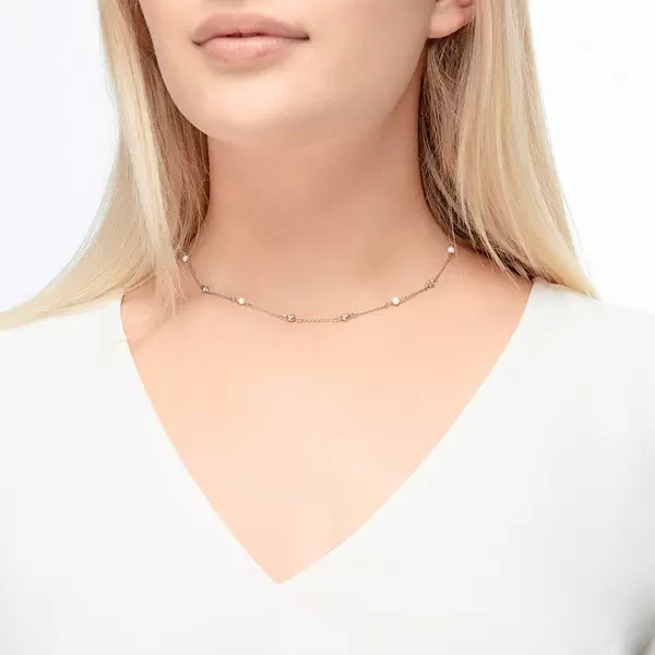 Leaf Jewelry Halskette Pure mit Süßwasserzuchtperlen, 925 Sterlingsilber JETZT KAUFEN