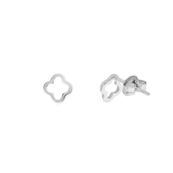 Leaf Jewelry Ohrstecker MINI Clover, 925 Sterlingsilber Nur für heute