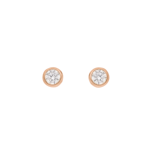 Leaf Jewelry Ohrstecker Pure, 18 K Rosegold vergoldet Discount Store für neue Produkte