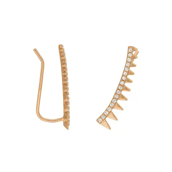 Leaf Jewelry Earclimber Memory II, 18 K Rosegold vergoldet Günstig kaufen