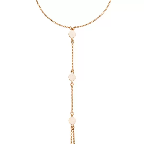Leaf Jewelry Hand Chain Platelet, 18K Rosegold vergoldet Begrenztes Angebot