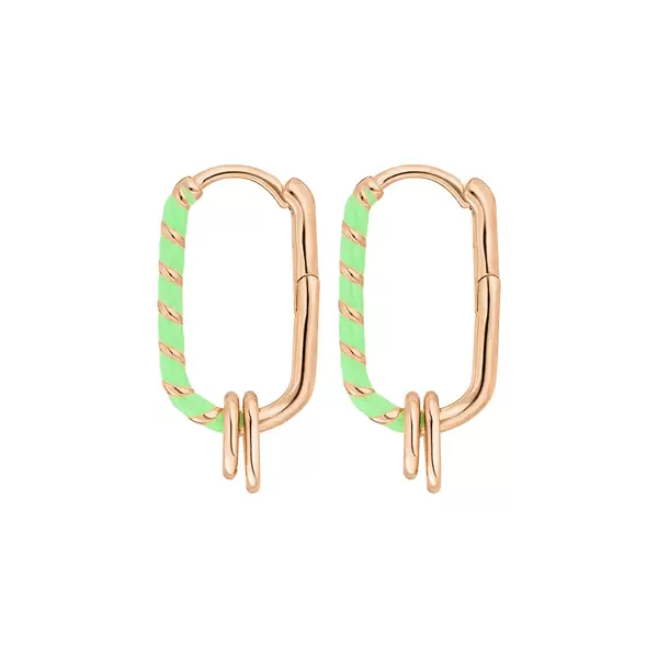 Leaf Jewelry Silber Creole, Rosegold, Neon Twist Saisonschlussverkauf
