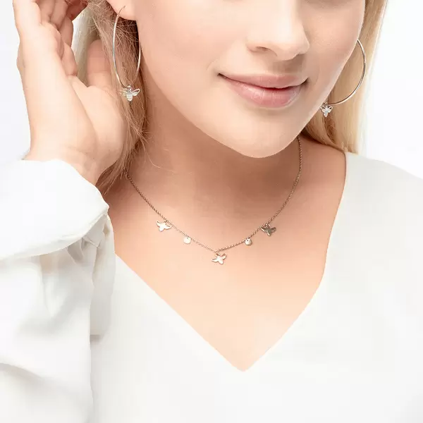 Leaf Jewelry Creole Bee Happy, 925 Sterlingsilber Heißer Verkauf