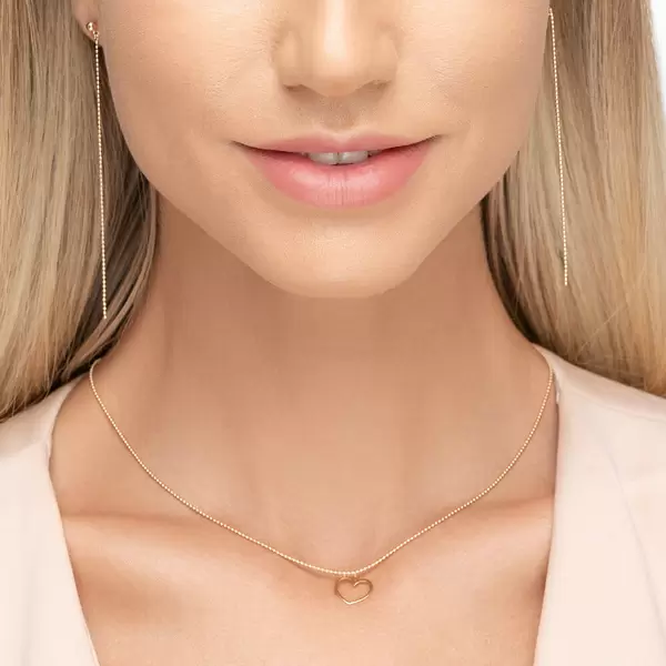 Leaf Jewelry Halskette GENTLE HEART, 14 K Gelbgold Riesige Ersparnisse