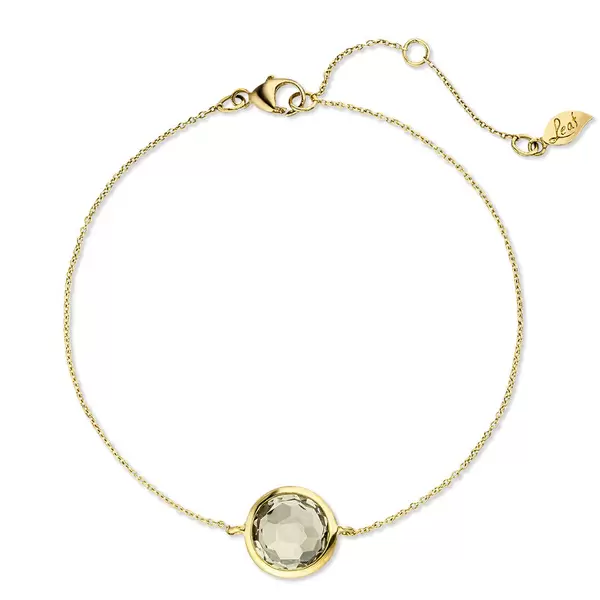 Leaf Jewelry Armkette Green Amethyst, 14 K Gelbgold Angebote
