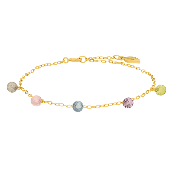 Leaf Jewelry Armkette Sweet Gems, 14K Gelbgold Schlussverkauf