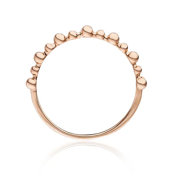 Leaf Jewelry Ring Kugel, 18 K Roségold Limitierter Zeitrabatt