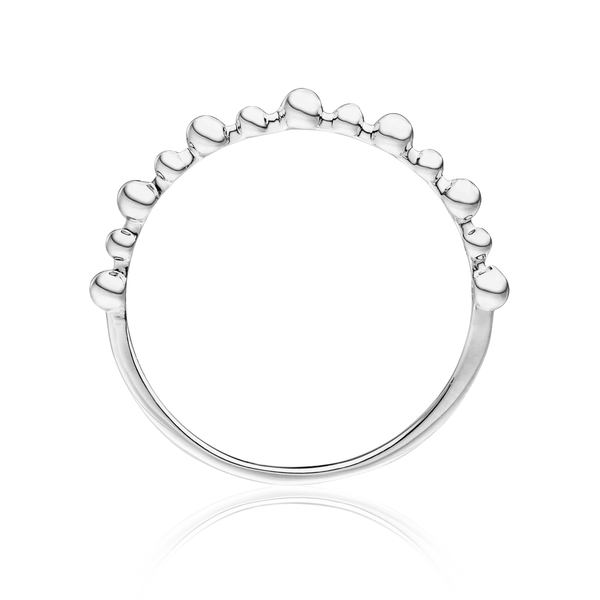 Leaf Jewelry Ring Kugel, 18 K Weißgold Online Shopping