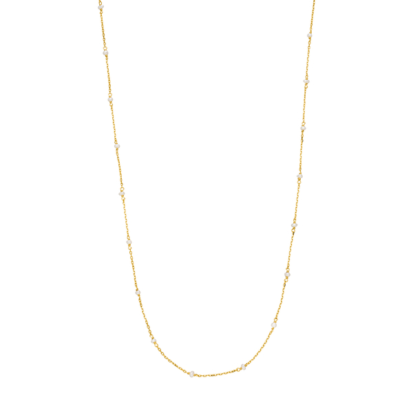 Leaf Jewelry Halskette Pearls, 14K Gelbgold Saisonschlussverkauf