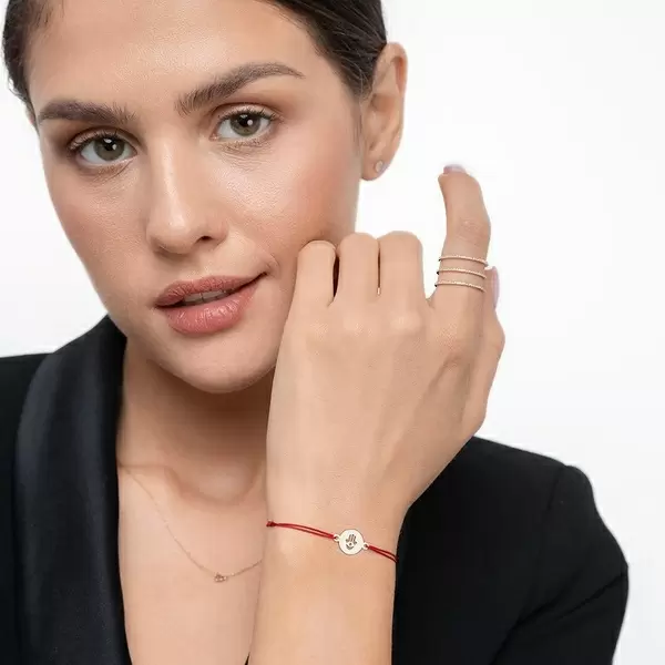 Leaf Jewelry Ring Triple mit Diamanten, 18 K Rosegold, Größe 46 Exklusive Angebote