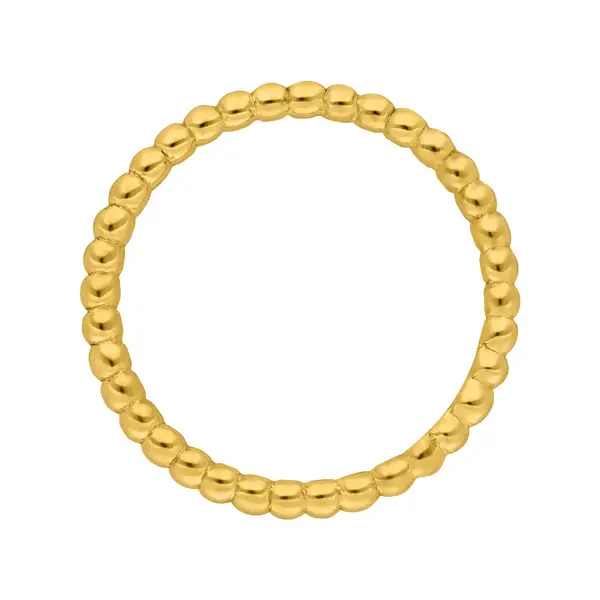 Leaf Jewelry Ring Kugel, 18 K Gelbgold Riesige Ersparnisse