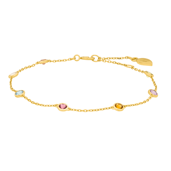 Leaf Jewelry Armkette Fine Gems, 14K Gelbgold Begrenzte Freigabe