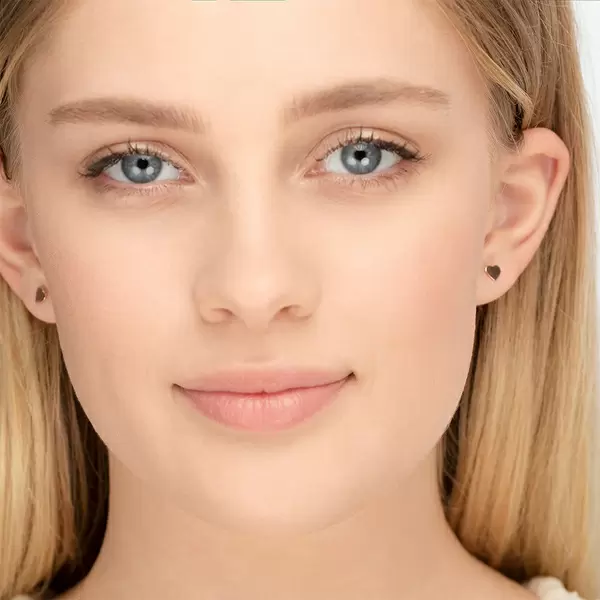 Leaf Jewelry Ohrstecker Herz, 14 K Rosegold Online
