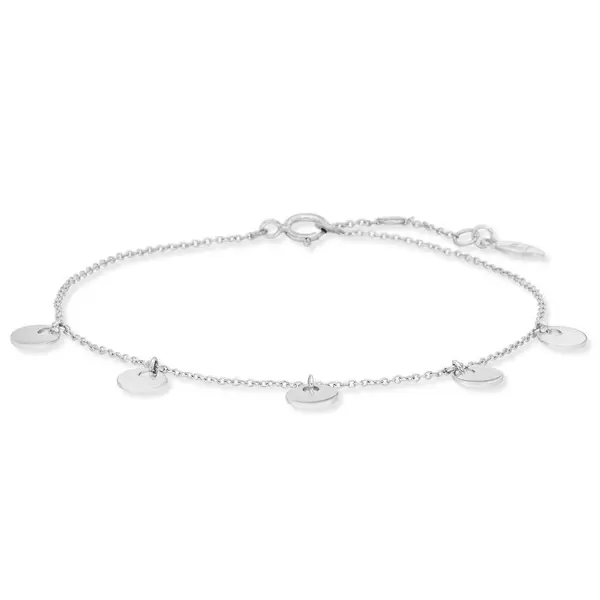 Leaf Jewelry Armkette Platelet, 14 K Weissgold Limitierter Zeitrabatt
