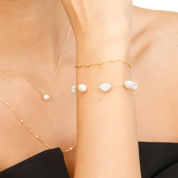 Leaf Jewelry Armkette Beads, 14K Rosegold Online Outlet
