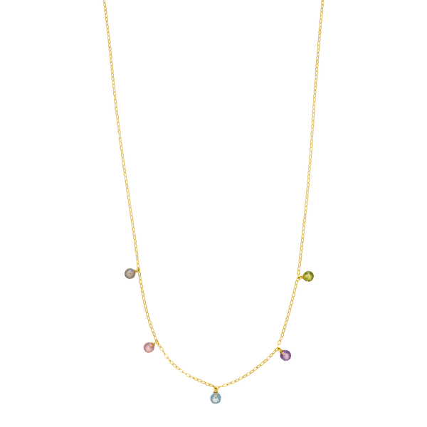 Leaf Jewelry Halskette Sweet Gems, 14K Gelbgold Blitzangebot