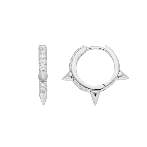 Leaf Jewelry Creole Triple Stud, 925 Sterlingsilber Blitzangebot