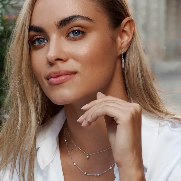 Leaf Jewelry Creole ICE CUBE, 18 K Rosegold vergoldet Im Verkauf