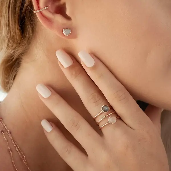 Leaf Jewelry Ohrstecker Valentine, Rosegold JETZT KAUFEN