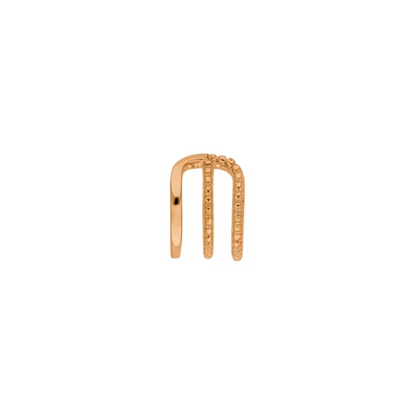 Leaf Jewelry Silber Earcuff, TRIPLE, Rosegold 50% Rabatt für begrenzte Zeit