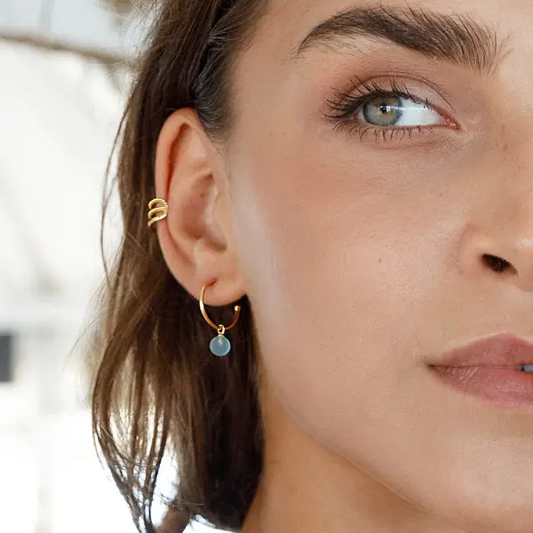Leaf Jewelry Silber Earcuff, TRIPLE, Rosegold 50% Rabatt für begrenzte Zeit