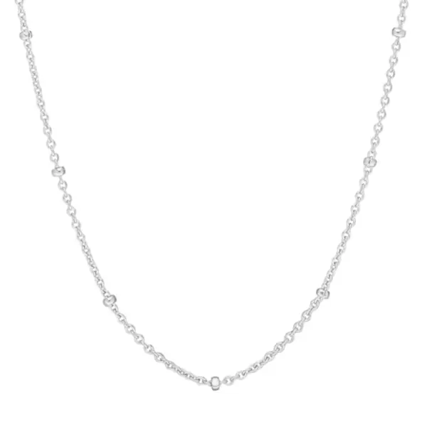 Leaf Jewelry Gliederkette mit Kugeln, 55cm, 925 Sterlingsilber Hotsell