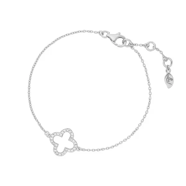 Leaf Jewelry Armband Kleeblatt, 925 Sterlingsilber 50% Rabatt mit kostenlosem Versand