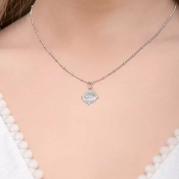 Leaf Jewelry Halskette Evil Eye, 45cm, 925 Sterlingsilber Angebote