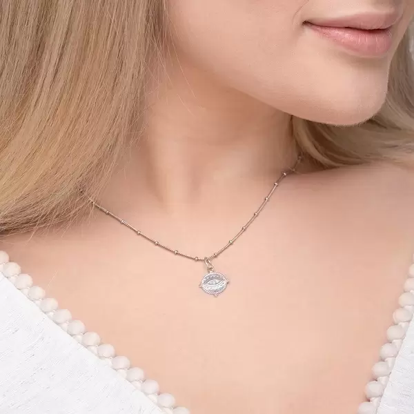 Leaf Jewelry Halskette Evil Eye, 45cm, 925 Sterlingsilber Angebote