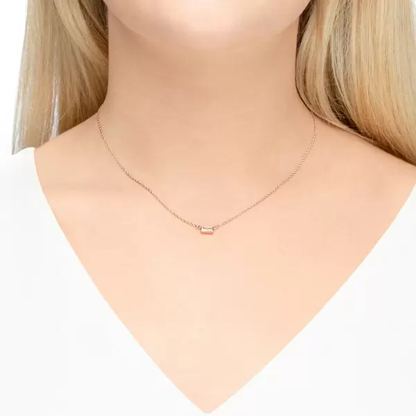Leaf Jewelry Halskette SPARKLE, 18 K Rosegold vergoldet Meist gekauft
