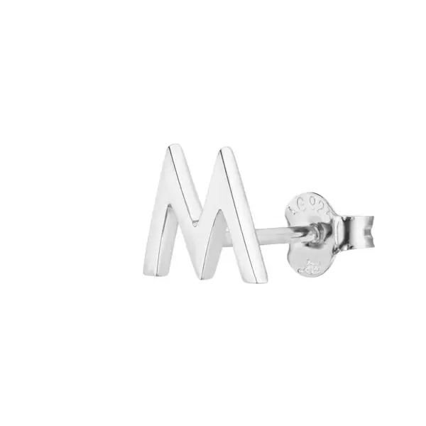 Leaf Jewelry Buchstabenstecker, 925 Sterlingsilber, 1 Stück, B Weihnachtsangebot