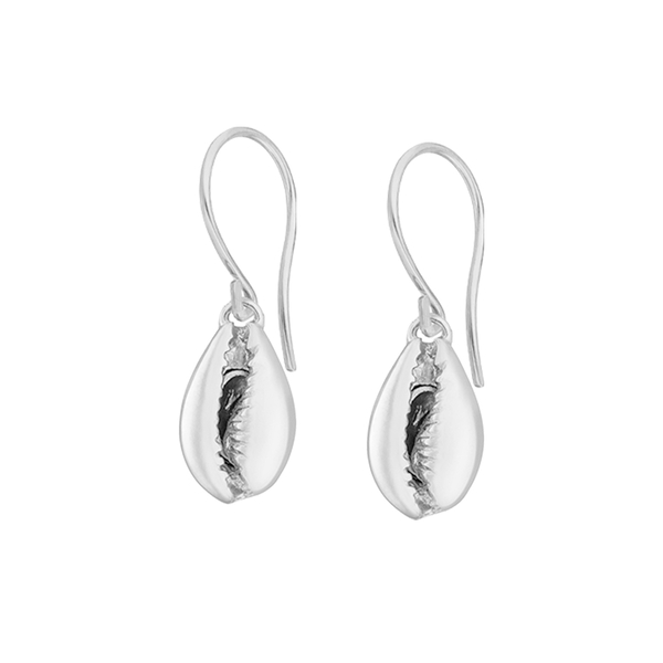 Leaf Jewelry Ohrhänger Cowrie Shell, 925 Sterlingsilber Zeitlich begrenztes Angebot