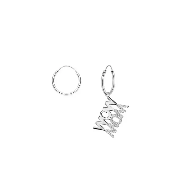 Leaf Jewelry Creolen WOW MOM, 925 Sterlingsilber Sonderangebote