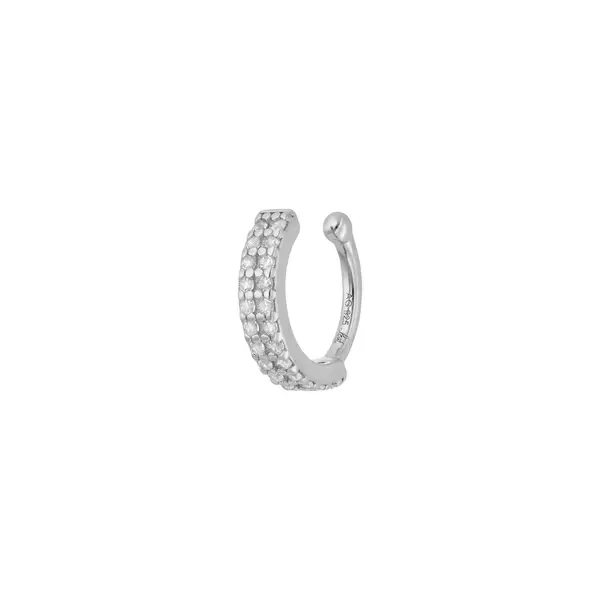 Leaf Jewelry Silber Earcuff, Zirkonia 50% Rabatt mit kostenlosem Versand