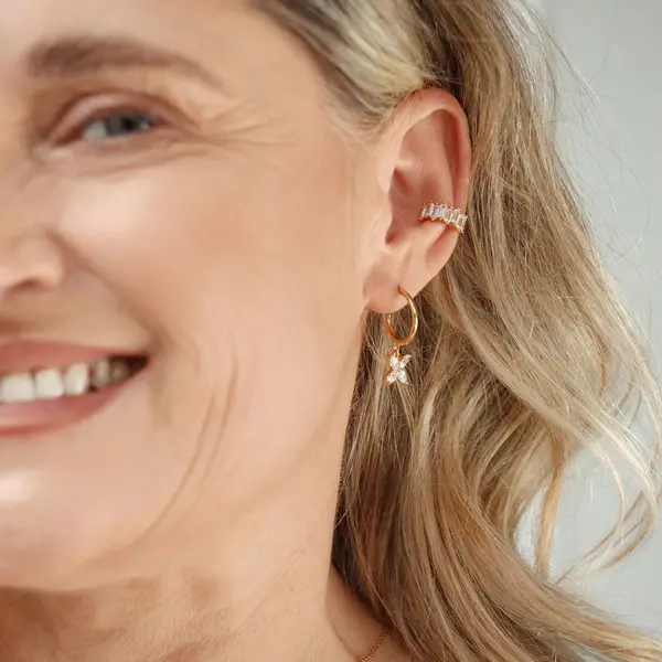 Leaf Jewelry Silber Earcuff, ICE CUBE Speichern exportieren