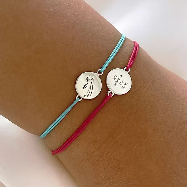 Leaf Jewelry Charity Armband KOLIBRI, Fuchsia Fabrikverkauf