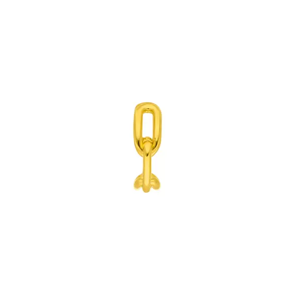 Leaf Jewelry Silber Earcuff, CHAIN, Gelbgold Versandkostenfrei