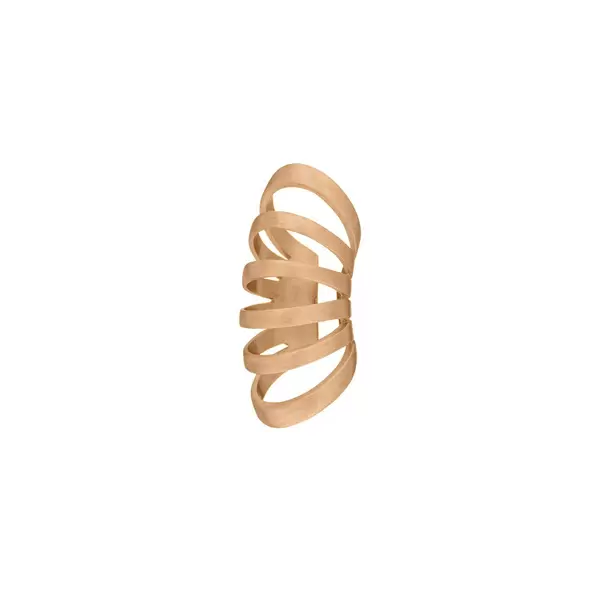 Leaf Jewelry Earcuff Rock, 18 K Rosegold vergoldet Flash Sale
