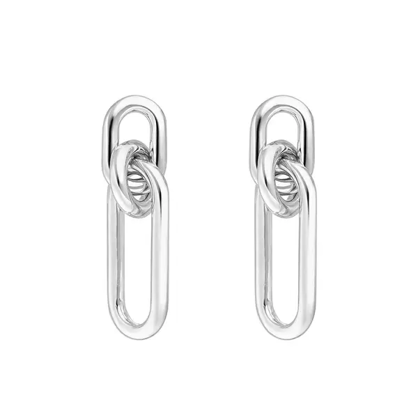 Leaf Jewelry Silber Ohrhänger, Karabiner Vierteljährliche Förderung