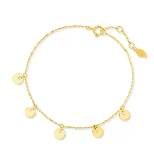 Leaf Jewelry Armkette Platelet, 14 K Gelbgold Günstiger Verkauf