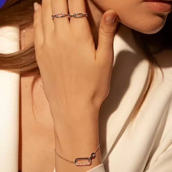 Leaf Jewelry Silber Armkette, Neon Twist Heißer Verkauf