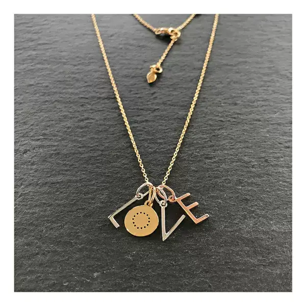 Leaf Jewelry Buchstaben Halskette-B Super Sparpreis